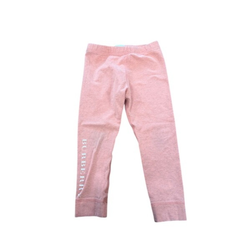 Burberry‎ Kids Pink Logo Leggings Size 4Y